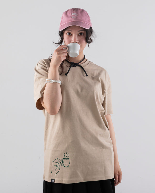OVERSIZED SHIRT CAFFÈ