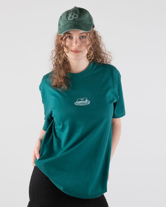 OVERSIZED SHIRT LASAGNA GREEN