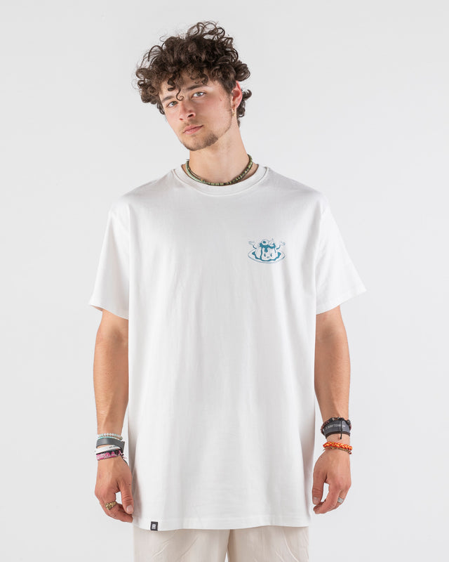 OVERSIZED SHIRT PANNA COTTA WHITE