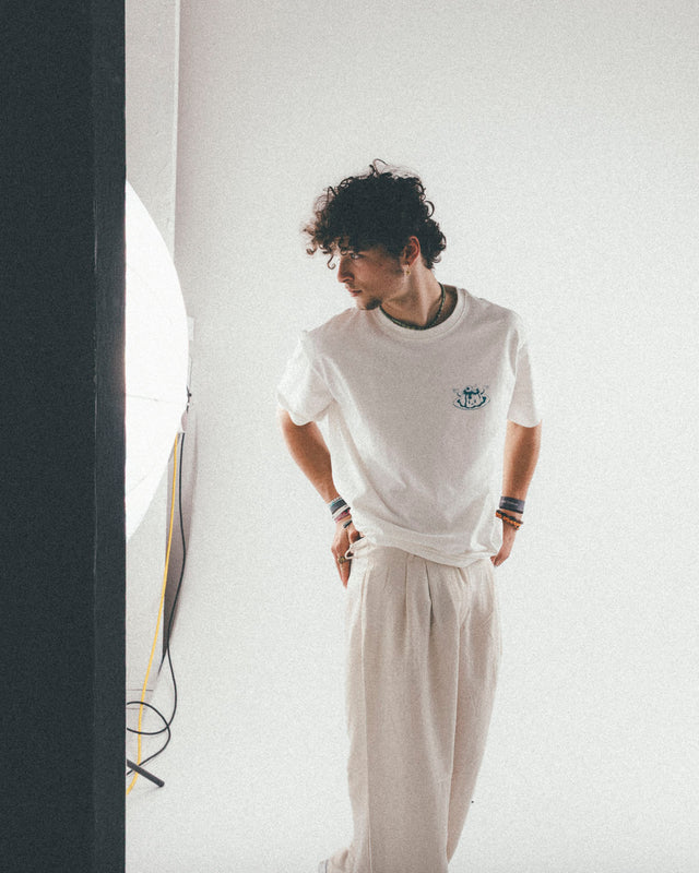 OVERSIZED SHIRT PANNA COTTA WHITE