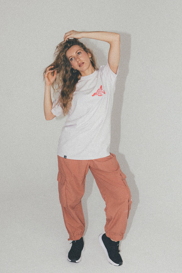 OVERSIZED SHIRT PIZZA SOFT LILAC