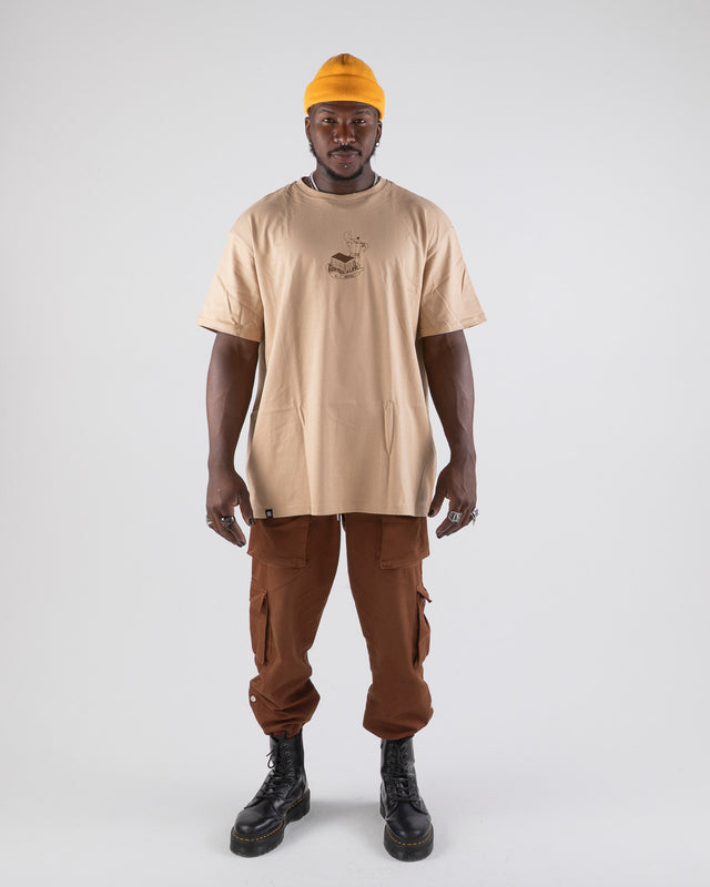 OVERSIZED SHIRT TIRAMISU