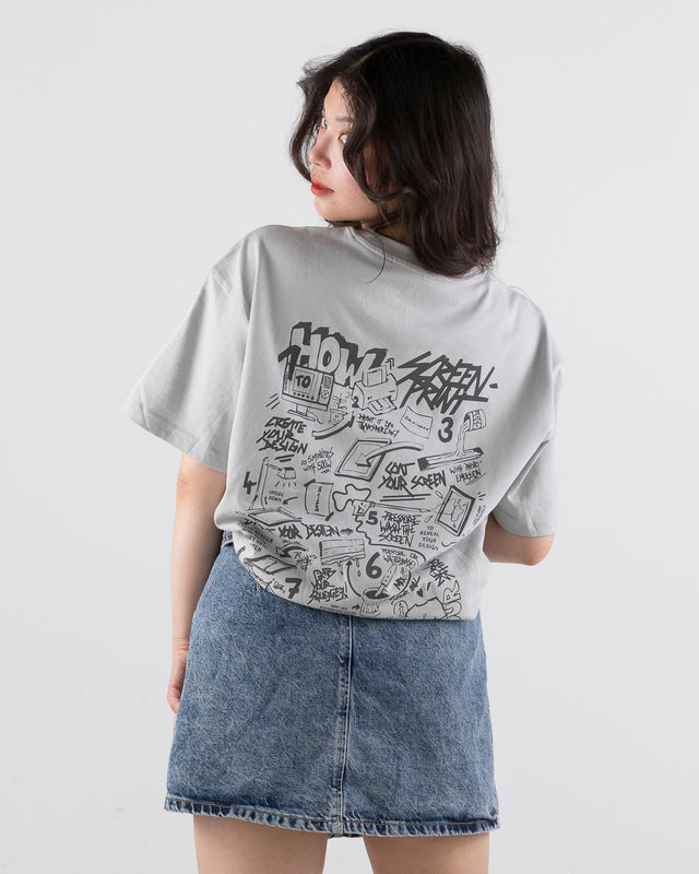 OVERSIZED SHIRT HOW TO SCREENPRINT